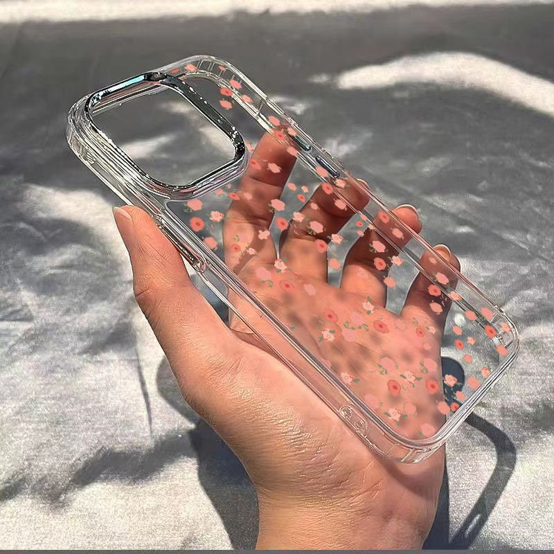 ✅Ốp Điện Thoại Mềm Chống Sốc Họa Tiết Hoa Đơn Giản Cho Iphone 14pro7 13 11plus 128 9FLR