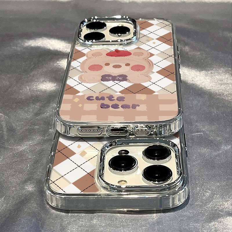 ✅Ốp Điện Thoại Mềm Chống Sốc In Hình Gấu Nhỏ Cho Iphone 14Pro 12 8 max7 1311plus