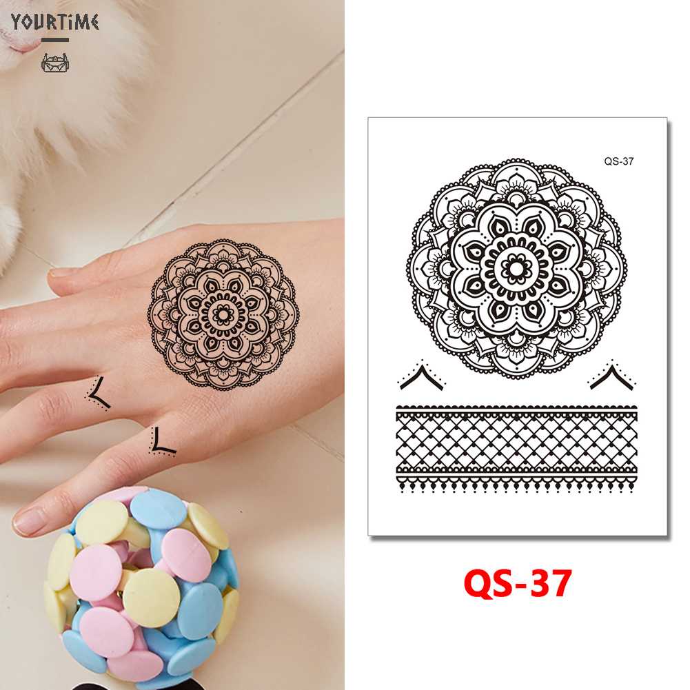 Set 8 Hình Xăm Dán Tạm Thời Chống Nước Dùng Một Lần