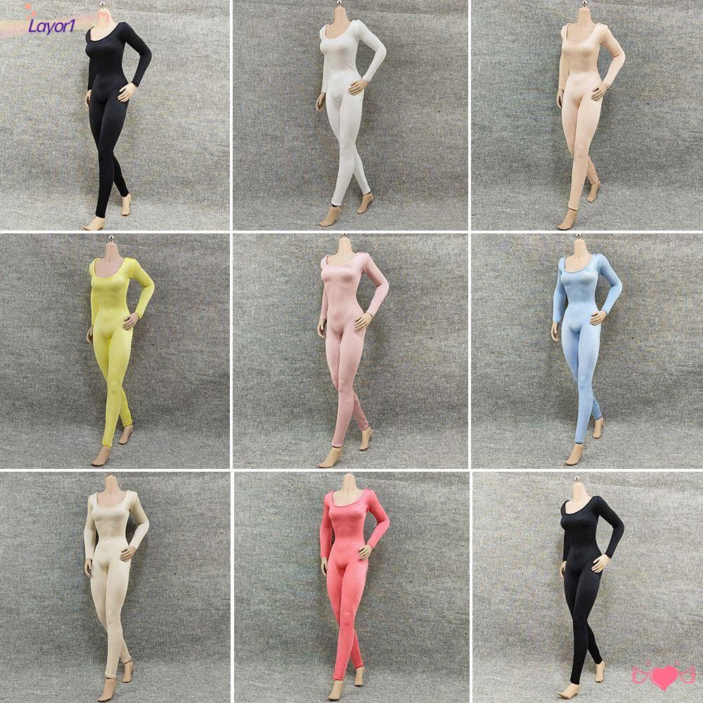 LAYOR1 Bộ Áo Liền Quần Cotton Tỉ Lệ 1 / 6 Cho Búp Bê