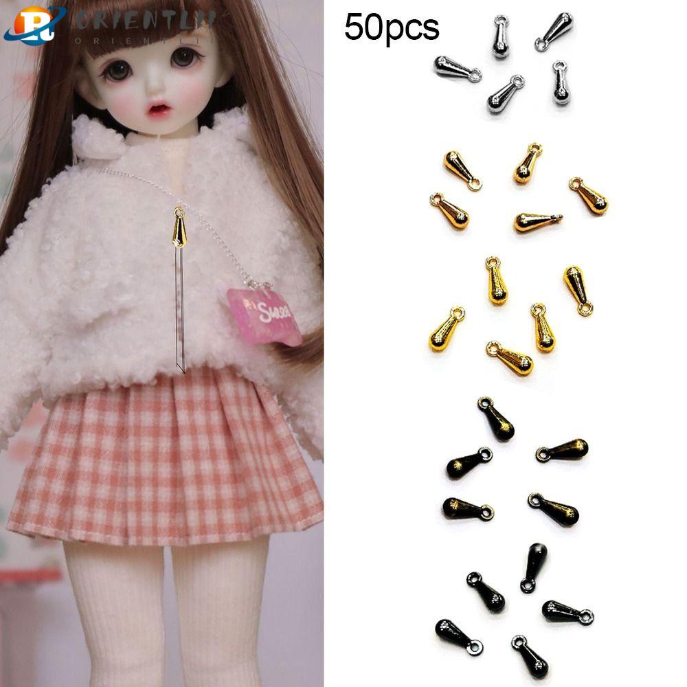 Set 50 Mặt Dây Chuyền Mini Dễ Thương Cho Búp Bê Tỉ Lệ 1 / 6