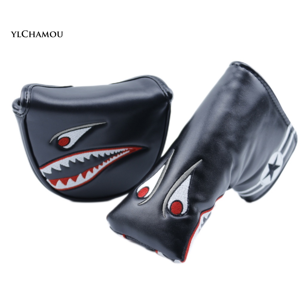 Ylchamou Vỏ Bọc Đầu Gậy Đánh Golf Bằng Da Giả Lót Nhung Dễ Vệ Sinh