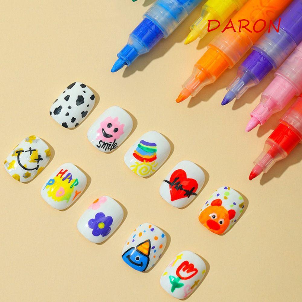 Bút Vẽ Móng Acrylic Chống Nước Chống Nhòe DIY
