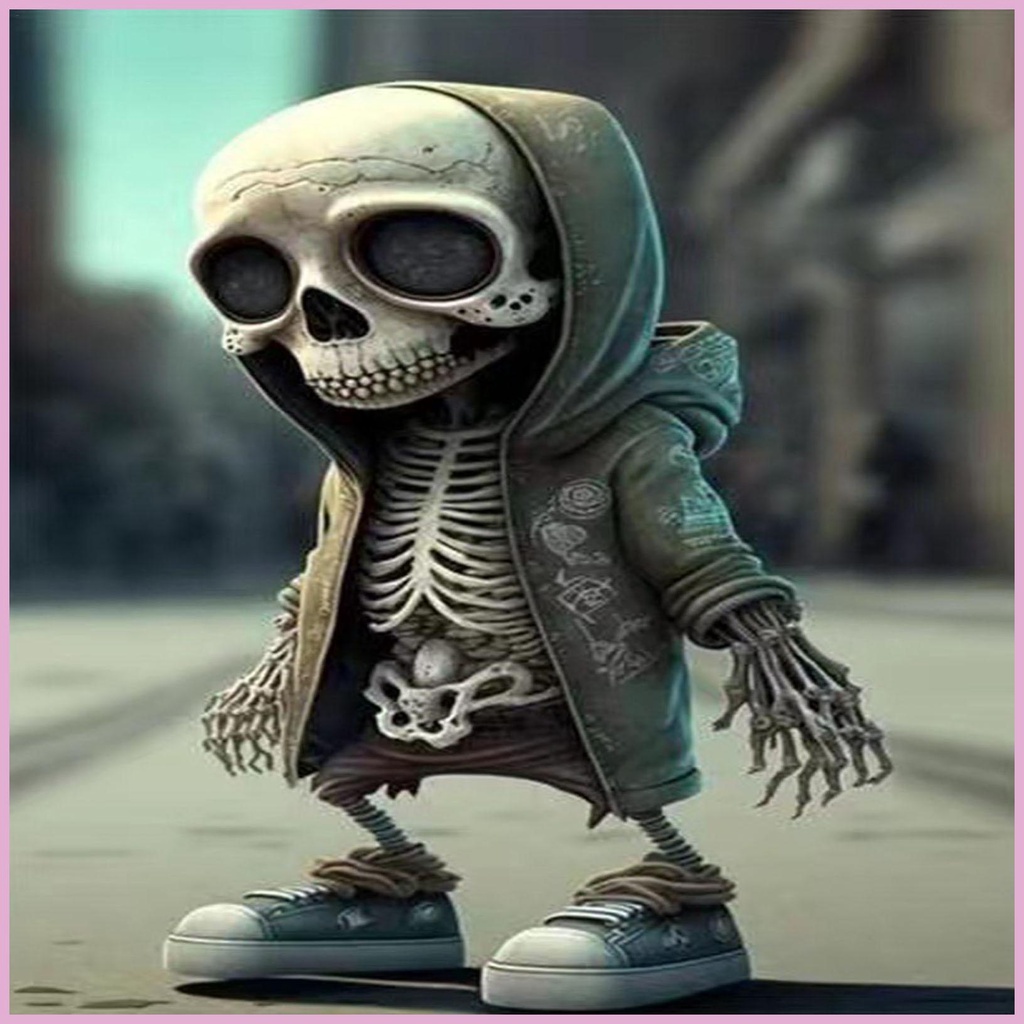 Tượng Đầu Lâu Bằng Nhựa Resin Trang Trí Nhà Cửa