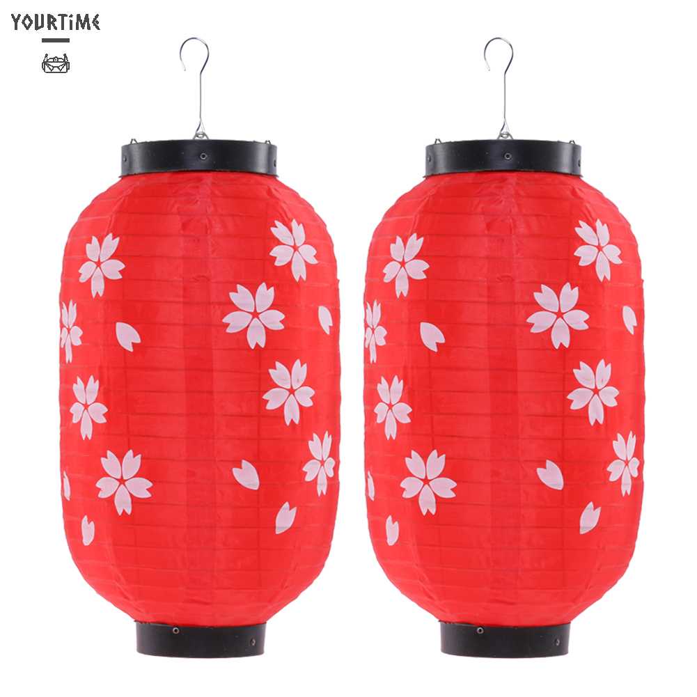 Set 2 Lồng Đèn Bằng Vải 8 Inch Dùng Trang Trí Tiệc