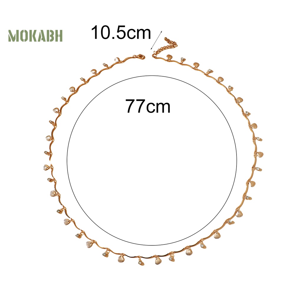 Dây Xích Đeo Thắt Lưng Nối Dài Điều Chỉnh Được Hình Học Phong Cách Bohemia Dùng Làm Quà Tặng