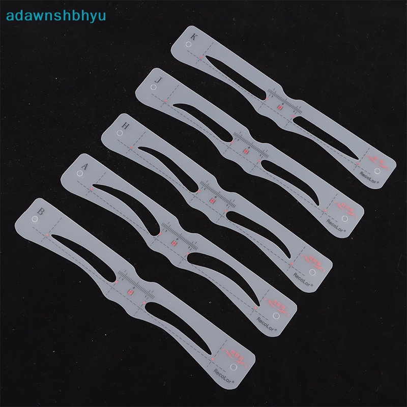 Set 12 Khuôn Hỗ Trợ Vẽ Lông Mày Tiện Dụng