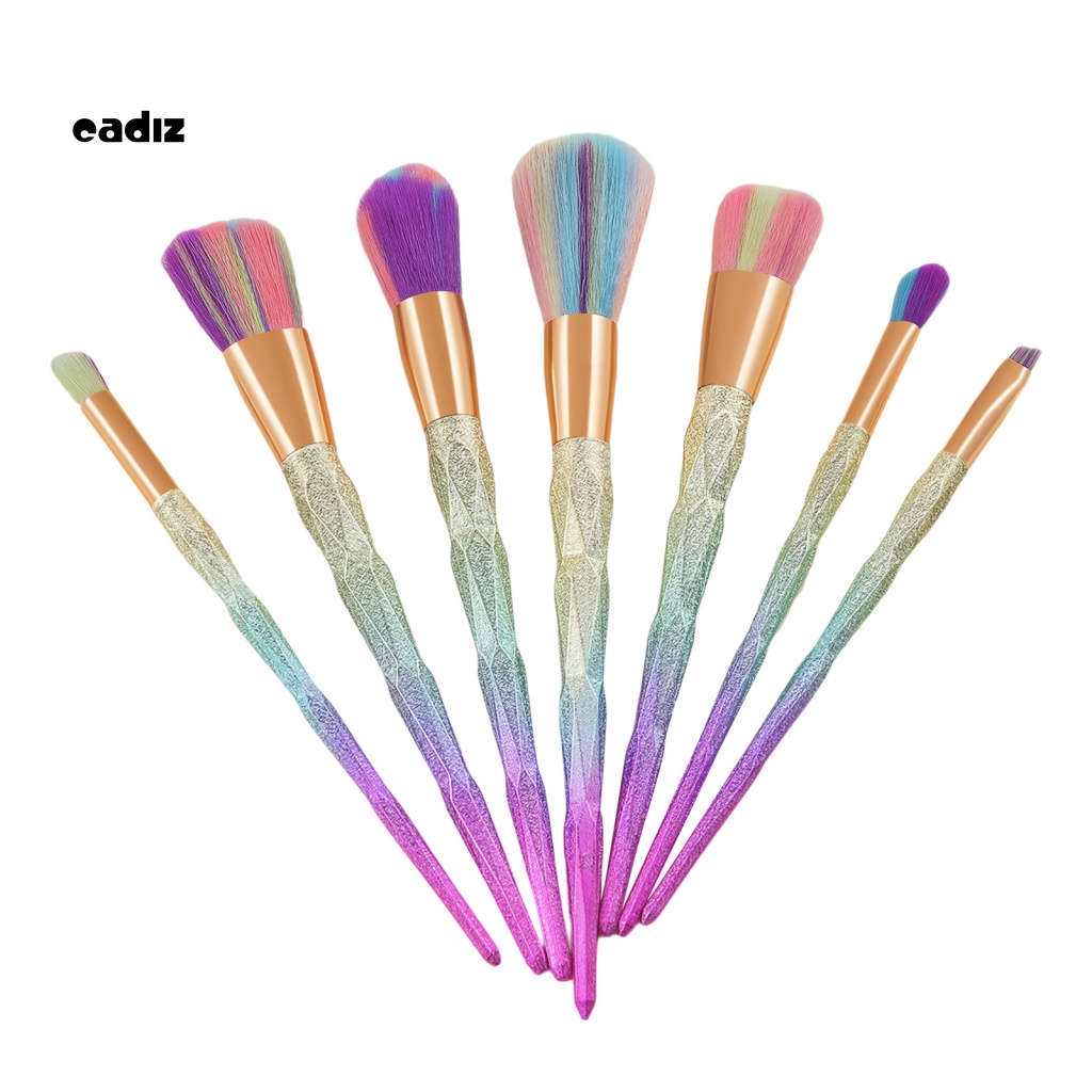 Bộ 7 Cọ Trang Điểm Nền Che Khuyết Điểm Mềm Mại Thoải Mái Tiết Kiệm Thời Gian Chuyên Nghiệp