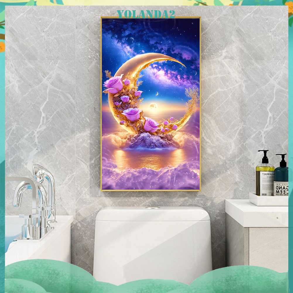 Tranh Đính Đá Kim Cương Toàn Bộ 5D DIY Hình Vẽ Phong Cảnh Trang Trí Nhà Cửa