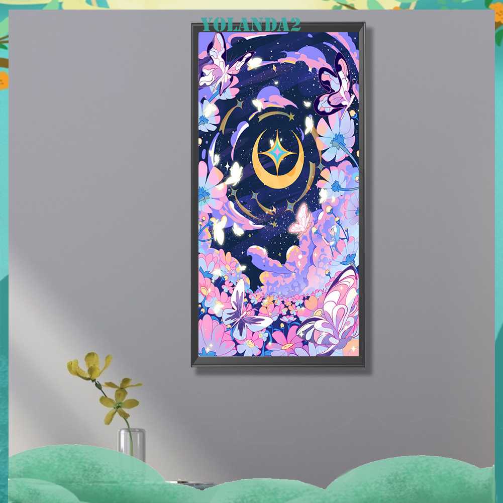 Tranh Đính Đá Kim Cương Toàn Bộ 5D DIY Hình Vẽ Bầu Trời Sao