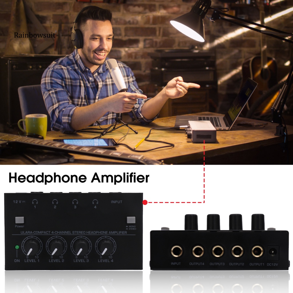 Thiết Bị Khuếch Đại Âm Thanh 4 Kênh KGZMA400 US / UK / EU / AU Chuyên Dụng Cho Sân Khấu