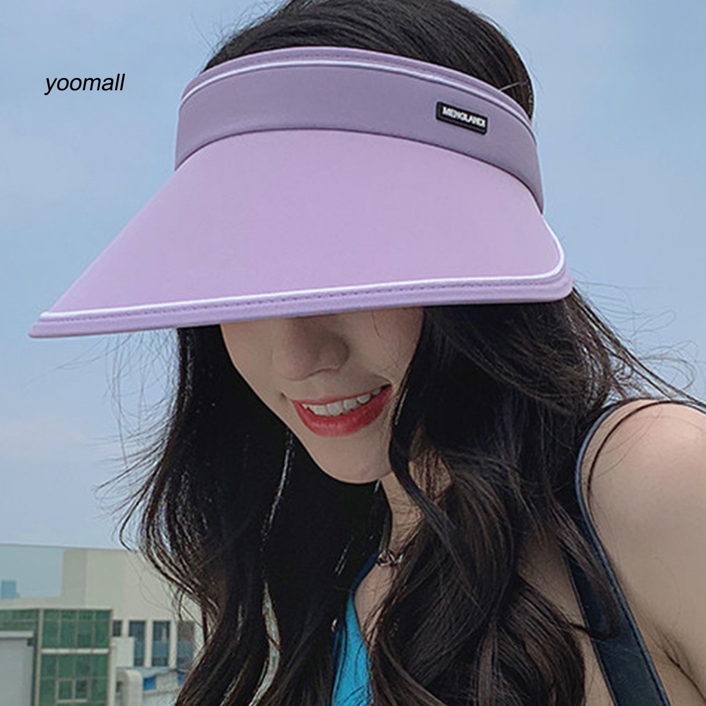 Mũ Lưỡi Trai Hở Chóp Co Giãn In Logo Chữ Thời Trang Cho Nữ