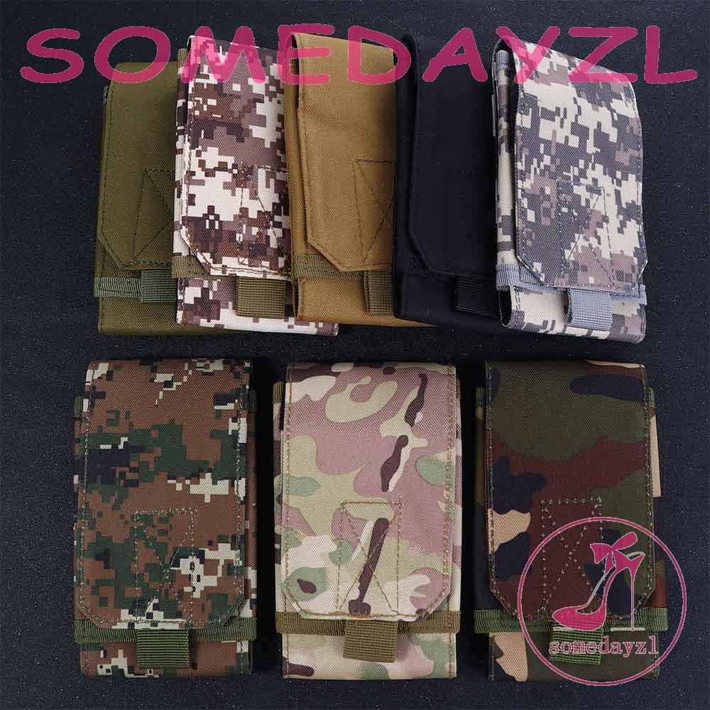 Túi Đựng Điện Thoại Bằng Nilon Họa Tiết Rằn Ri Đeo Thắt Lưng Tiện Dụng