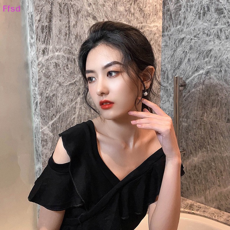 1 Đôi Bông Tai Ngọc Trai Đơn Giản Thời Trang Cho Nữ