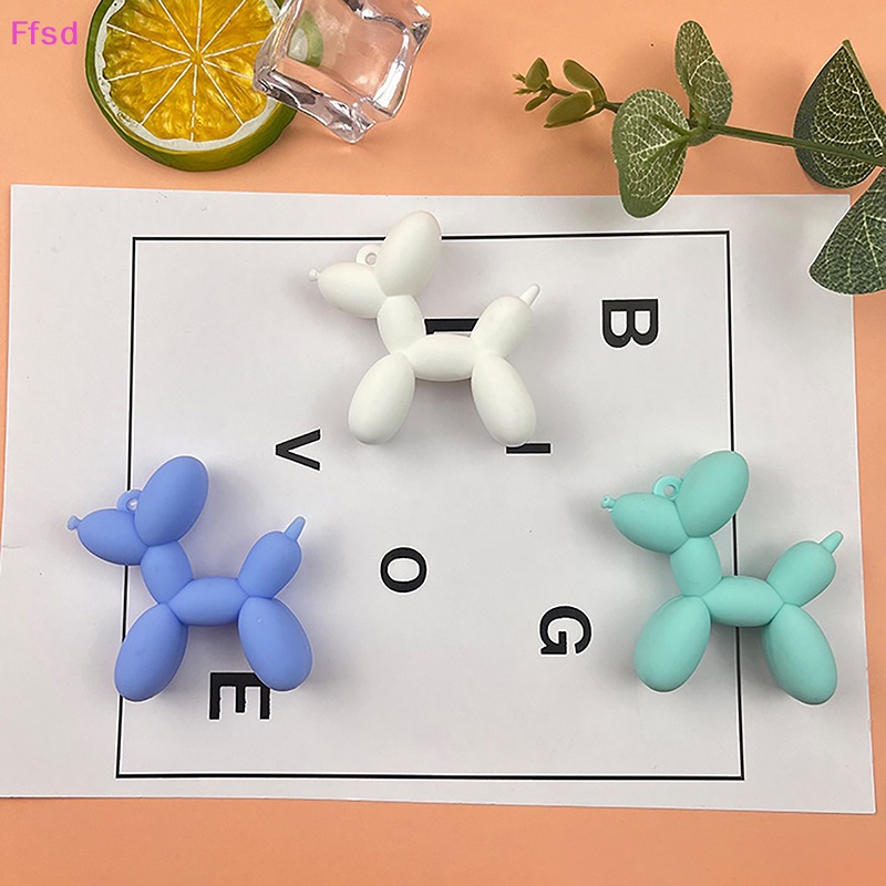 {Ffsd} Móc Khóa Điện Thoại / Chìa Khóa Hình Chú Chó Và Bong Bóng Dễ Thương Thời Trang