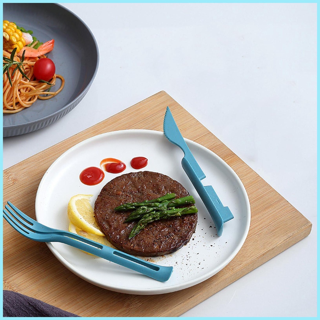 Bộ Dụng Cụ Ăn Uống 3 Trong 1 Có Thể Gấp Gọn Tiện Dụng Cho Cắm Trại