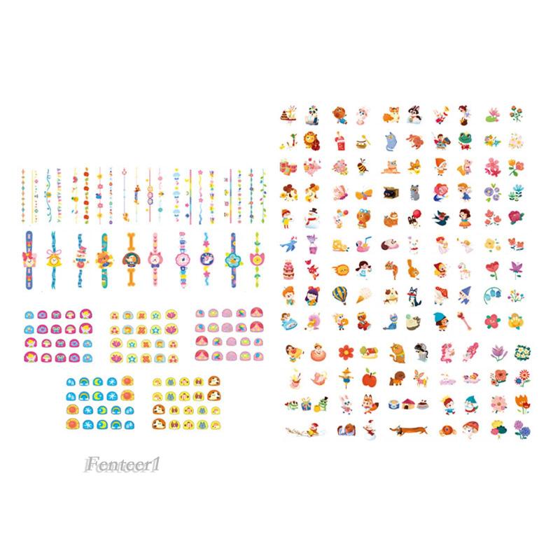 [Fenteer1] Sticker Dán Móng Tay Dễ Thương Dành Cho Trẻ Em