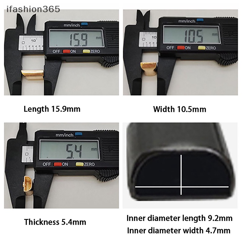 Set 10 Nút Khóa Kéo Bằng Kim Loại ifashion365 Kèm Ốc Vít Chuyên Dụng Cho May Vá Đồ Da Diy