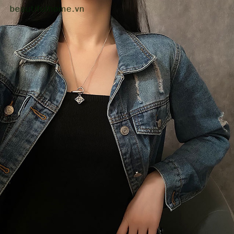 Vòng cổ Choker Bằng Thép Titan Đính Đá Xinh Xắn Cho Nữ