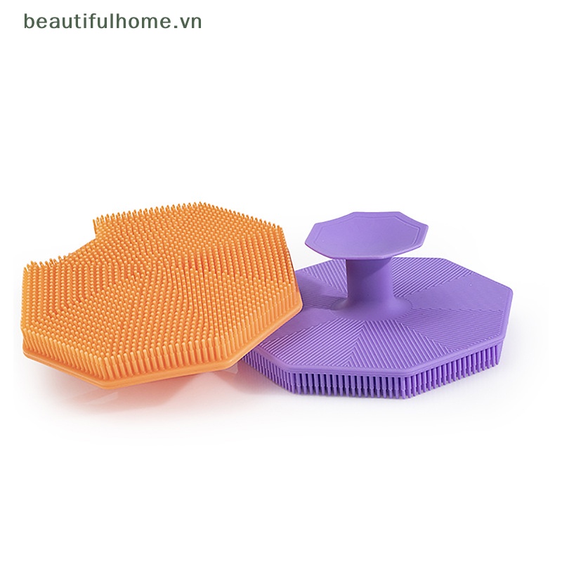 Bàn Chải Silicone Rửa Mặt Mát Xa Tiện Dụng