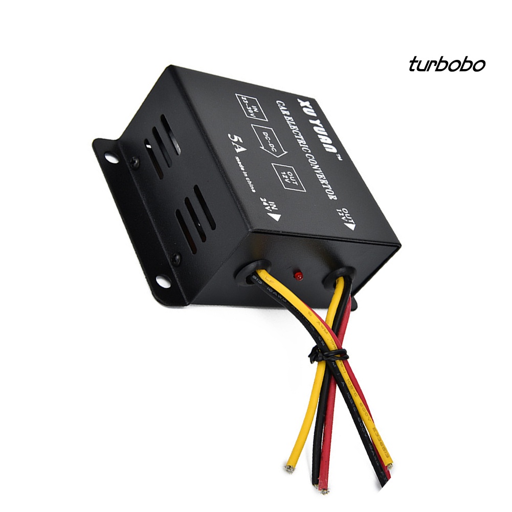 Bộ Chuyển Đổi Nguồn Điện 5A 24V Sang 12V Cho Xe Hơi