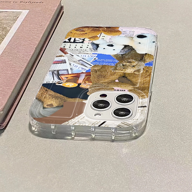 Ốp Điện Thoại TPU Mềm Trong Suốt Chống Sốc Cho IPhone 11 14 13 12 Pro Max XS Max X XR 7 + 8 Plus Sự Bảo Vệ