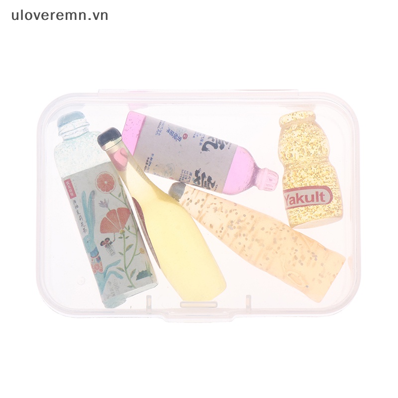 Hộp Nhựa Mini Trong Suốt Đựng Trang Sức Trang Trí Nhà Búp Bê Tỉ Lệ 1 / 12