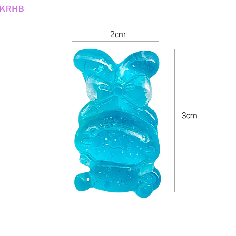 Set 10 Phụ Kiện Trang Sức Tự Làm Hình Cún Cinnamon Dạ Quang Kulomi Meimei Bằng Nhựa Resin Mới