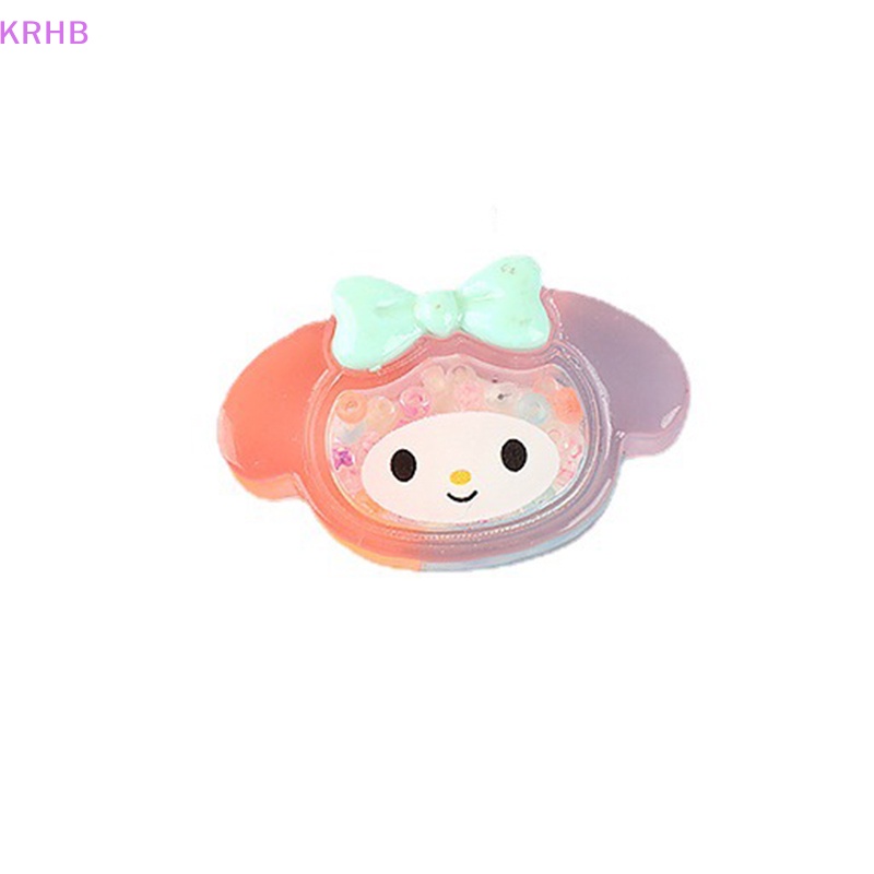 Set 6 Miếng Dán Dạ Quang Dùng Để Trang Trí Ốp Điện Thoại Hình Cây Kem Sanrio Độc Đáo Mới