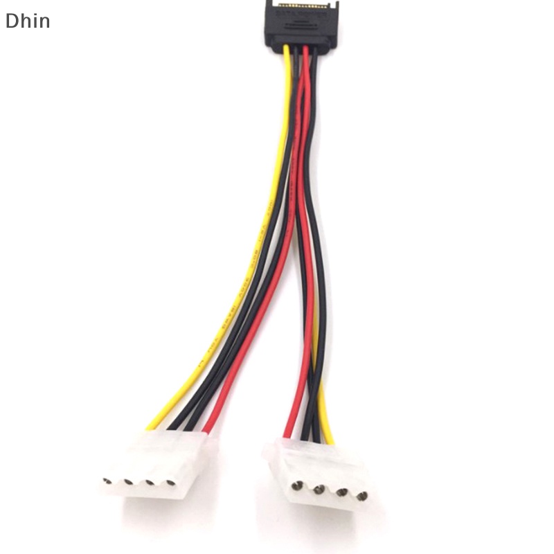Dây Cáp Nguồn Sata 15Pin Hai Đầu Nối Sang Hai Cổng 4pin Sata