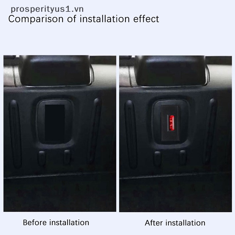 Ổ Cắm Sạc Một Cổng USB 5V 2.4A 12V / 24V prosperityus1 Chuyên Dụng Cho Xe Hơi / Xe Máy