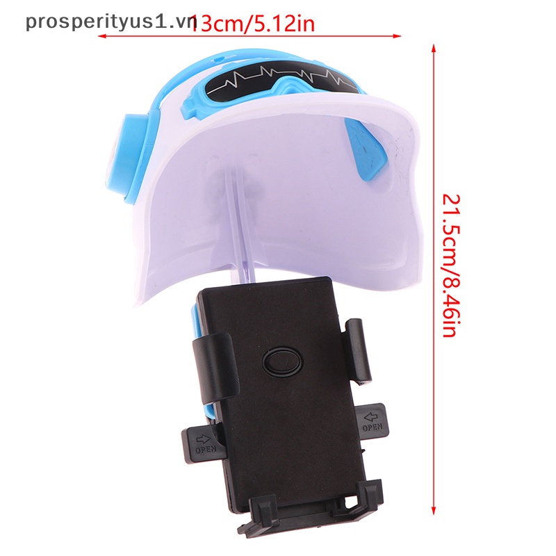 [prosperityus1] Giá Đỡ Điện Thoại Hình Nón Bảo Hiểm Xe Đạp Chống Mưa Nắng [VN]