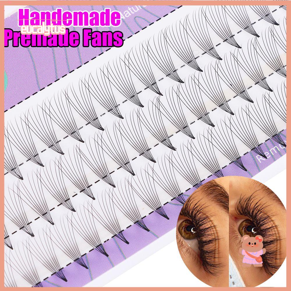 Eutus Premade Quạt Làm Mát Sợi Mềm Tự Nhiên Xoăn Dài Bán Vĩnh Viễn Thời Trang Cho Nữ