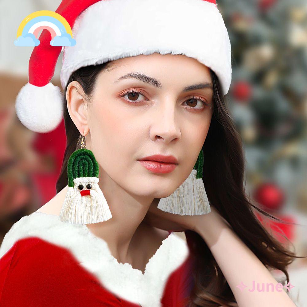 JUNE Bông Tai Họa Tiết Hoạt Hình Phong Cách Bohemian