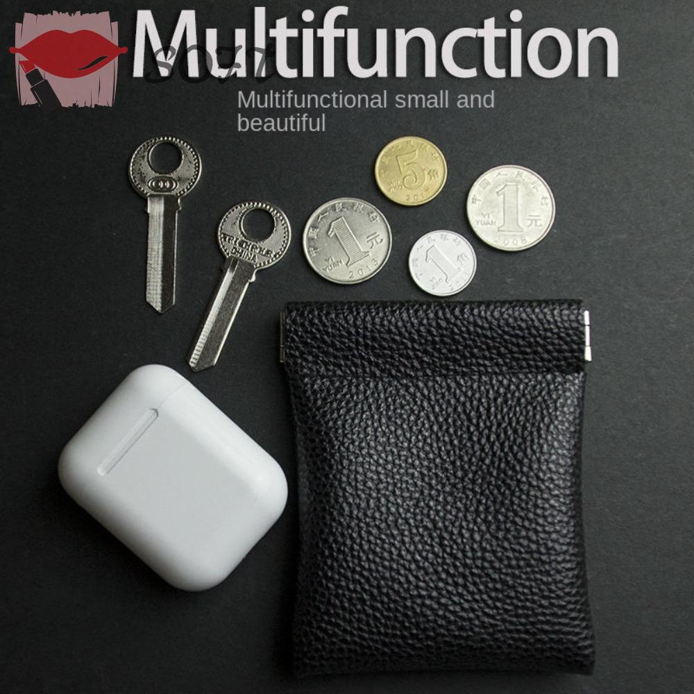 Set 3 Túi Da PU Mini Đựng Tai Nghe / Chìa Khóa Dành Cho Trẻ Em