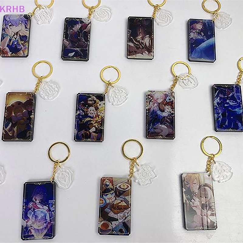 Móc Khóa Acrylic Dày Dặn Hình Nhân Vật Hoạt Hình Sáng Tạo Cho Bé Mới