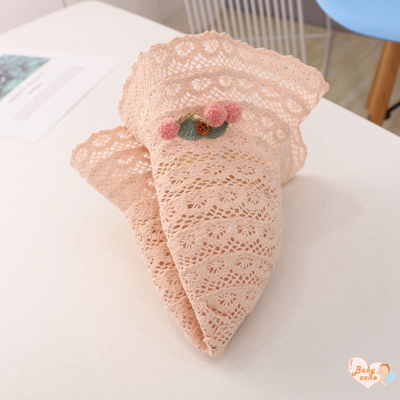 Mũ Cói Đính Hoa Thoáng Khí Thời Trang Đi Biển Mùa Hè Xinh Xắn Cho Bé Gái