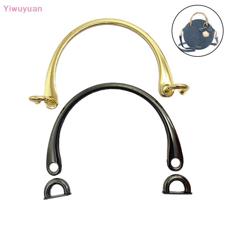 < Yiwuyuan > Dây Đeo Túi Xách Đeo Vai Có Tay Cầm Ngắn Bằng Kim Loại Mới