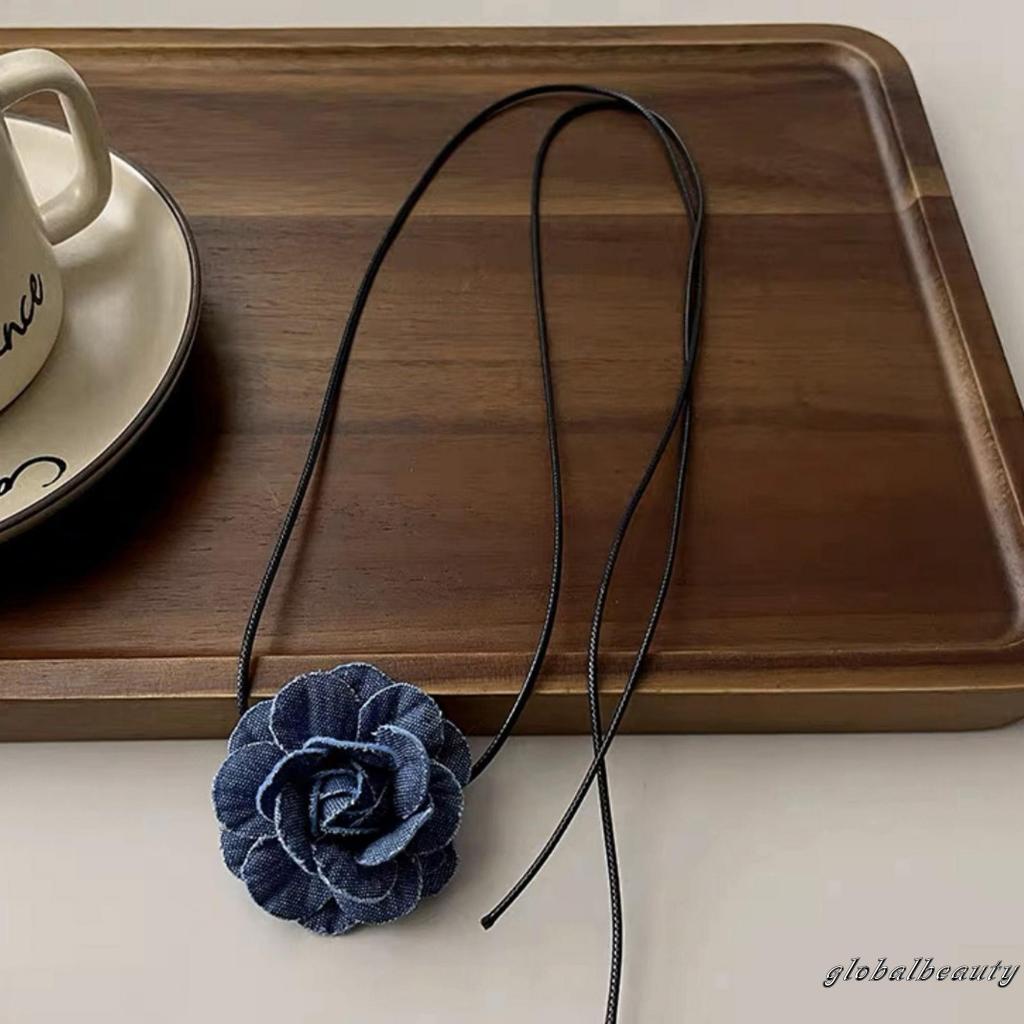 Vòng Cổ Choker Thiết Kế Nhẹ Họa Tiết Hoa Thời Trang Cho Nữ