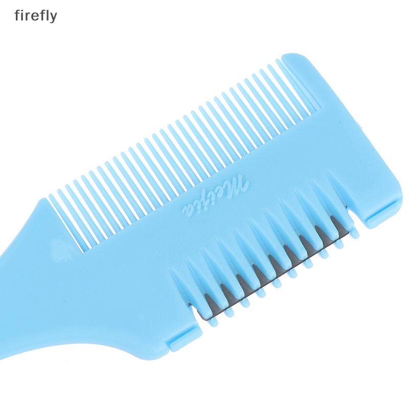 Lược Chải Tóc Hai Mặt Thiết Kế Mỏng Kèm Lưỡi Dao Tiện Dụng DIY