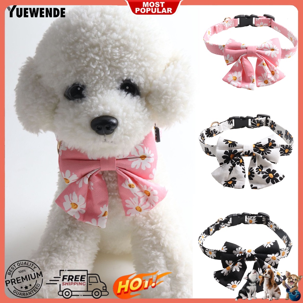 Yq.e Vòng Cổ Họa Tiết Hoa Thân Thiện Với Da Cho Thú Cưng