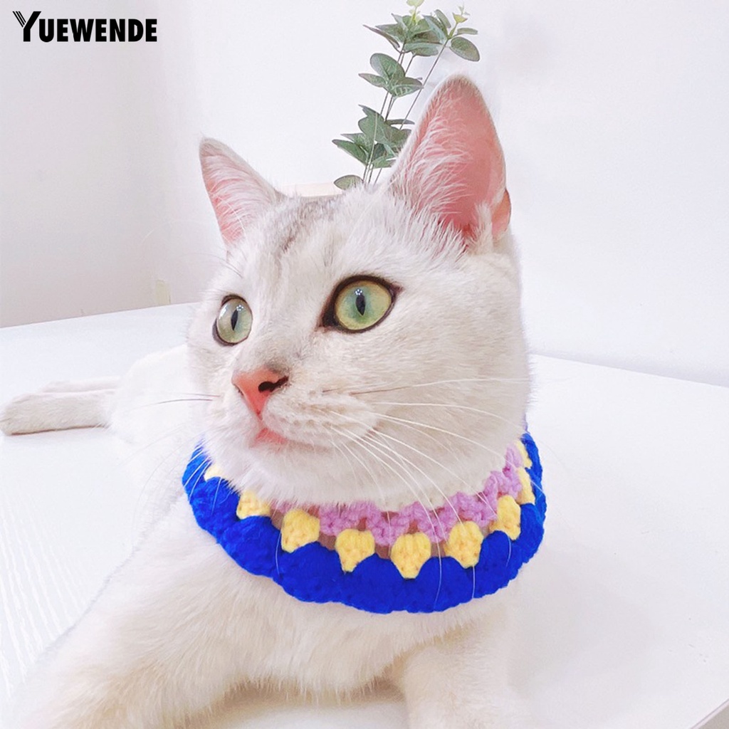 Vòng Cổ YQ.E Bằng Len Nhiều Màu Thời Trang Dành Cho Thú Cưng