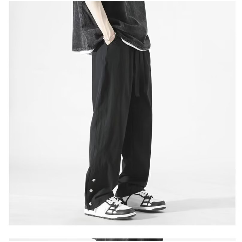 Quần Dài Ống Rộng Phong Cách Mỹ Thời Trang Mùa Hè Dành Cho Nam