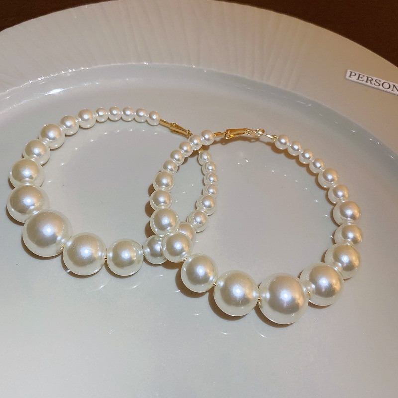 1 Đôi Bông Tai Tròn Rỗng Bằng Kim Loại Đơn Giản Và Cao Cấp Phong Cách Âu Mỹ