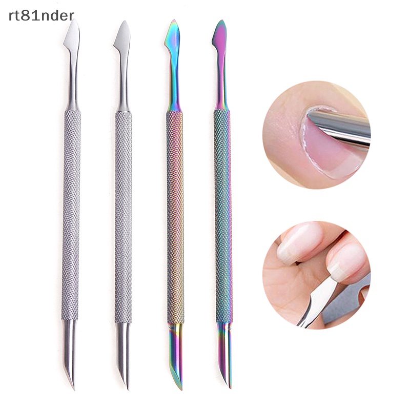 Rt Dụng Cụ Làm Móng Hai Đầu Bằng Thép Không Gỉ