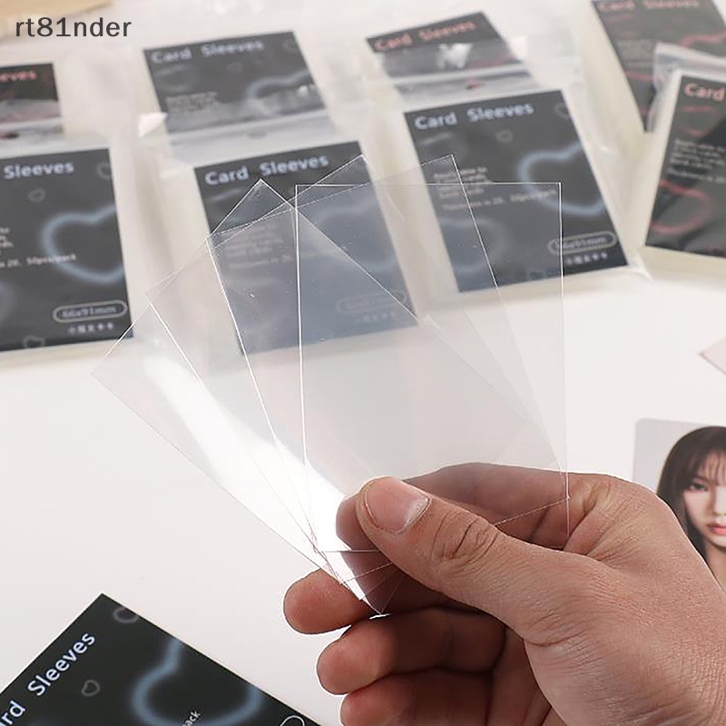 Rt 1 Túi / 50 Tấm Phim Cứng Trong Suốt Bảo Vệ Album Ảnh Không Axit CPP