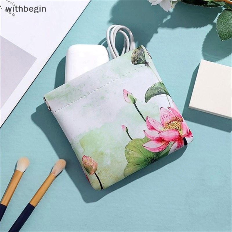 Túi Đựng Tai Nghe / Dây Cáp Sạc USB Tự Đóng Tiện Dụng