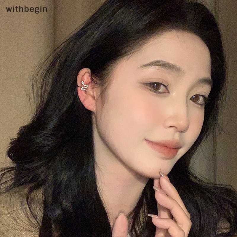 1 Đôi Khuyên Kẹp Vành Tai Không Cần Xỏ Lỗ Hình Rắn Thời Trang Cho Nam Và Nữ