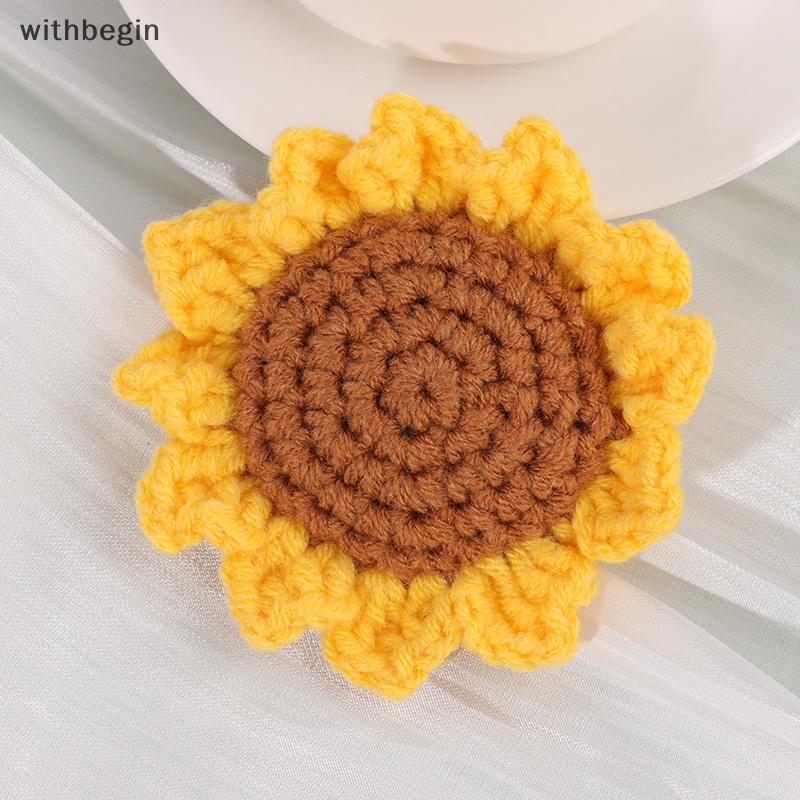 Móc Khóa Bông Hình Hoa Hướng Dương Dễ Thương Dùng Trang Trí Túi Xách / Xe Hơi DIY