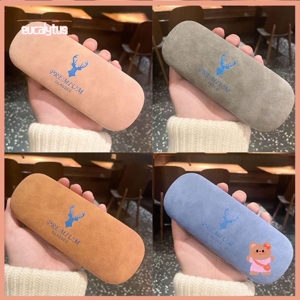 Hộp Đựng Mắt Kính Dạng Nén Có Khóa Cài Cho Học Sinh